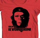 Planet of the Apes Evolution T -shirt retro vintage 70s movie Che original tee