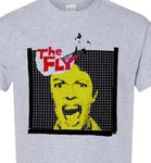 The Fly T-shirt original movie design adult regular fit gray graphic tee