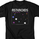 Asteroids Atari T-shirt retro video arcade throwback design graphic tee  throwbackdesigntshirt for sale