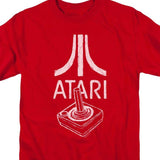 Atari distressed logo T-shirt throwback design red video game graphic tee for sale