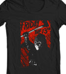 Friday the 13th Jason Voorhees t-shirt retro horror movie 80s graphic tee shirt