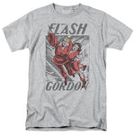 Flash Gordon and Dale T-shirt gray men's regular fit cotton tee vintage style retro comic books for sale