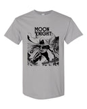 Moon Knight T-shirt retro 70's Marvel Comics throwback design gray tee